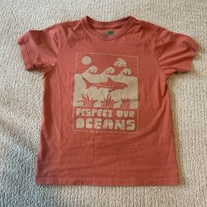 Kids' Respect Our Oceans Graphic Tee - Rust